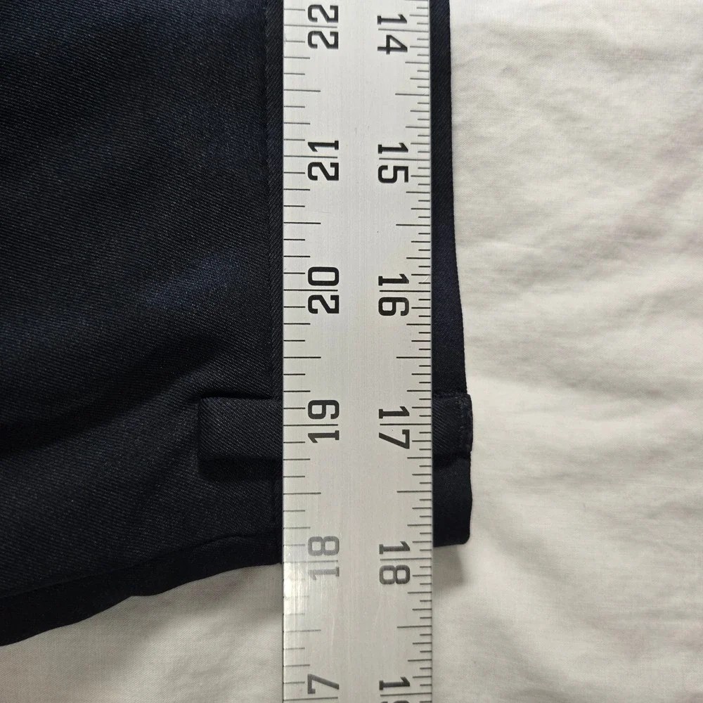 Alan Flusser Golf Mens Shorts Size 36 Navy Blue Sorbtek Moisture Wicking New‎